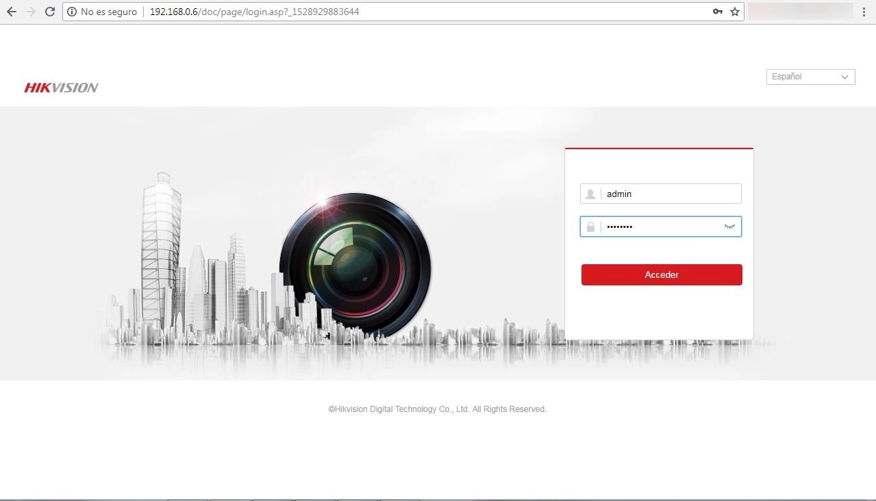 Como configurar camara ip hikvision en el navegador