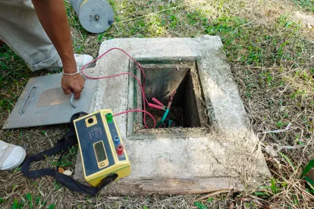 Mantenimiento y medicion del pozo a tierra